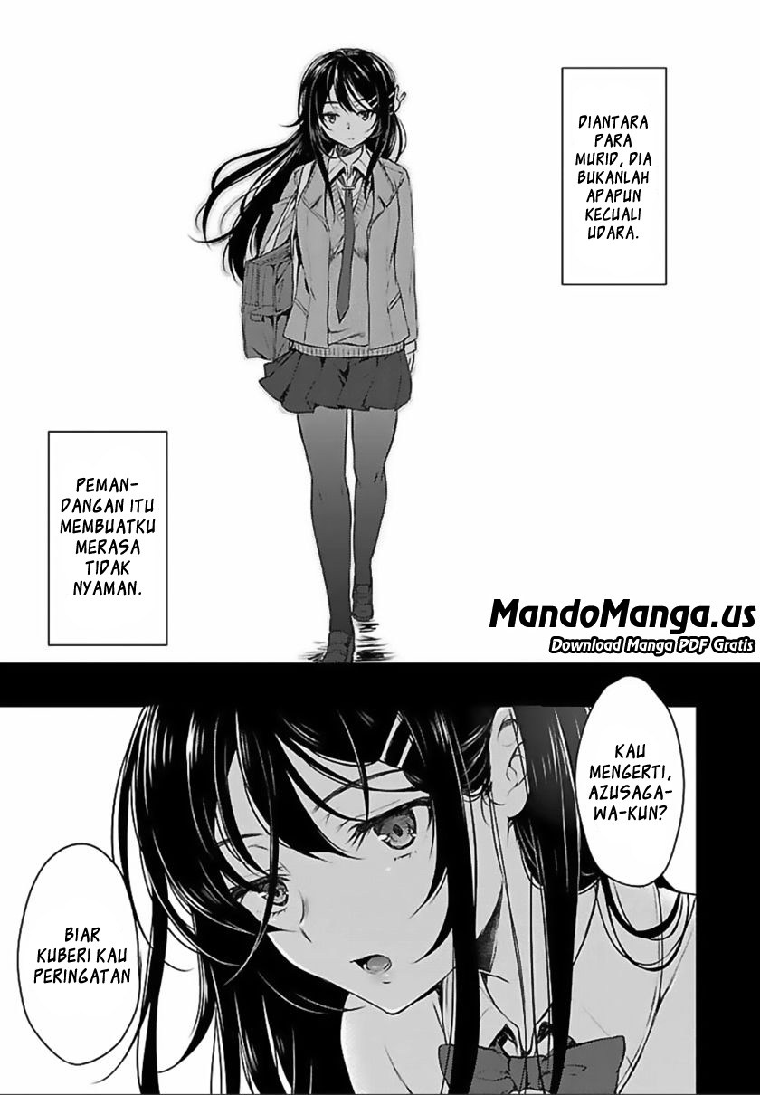 Seishun Buta Yarou wa Bunny Girl-senpai no Yume wo Minai chapter 1